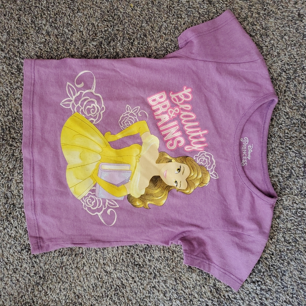 Disney Beauty and Brains 4T Shirt